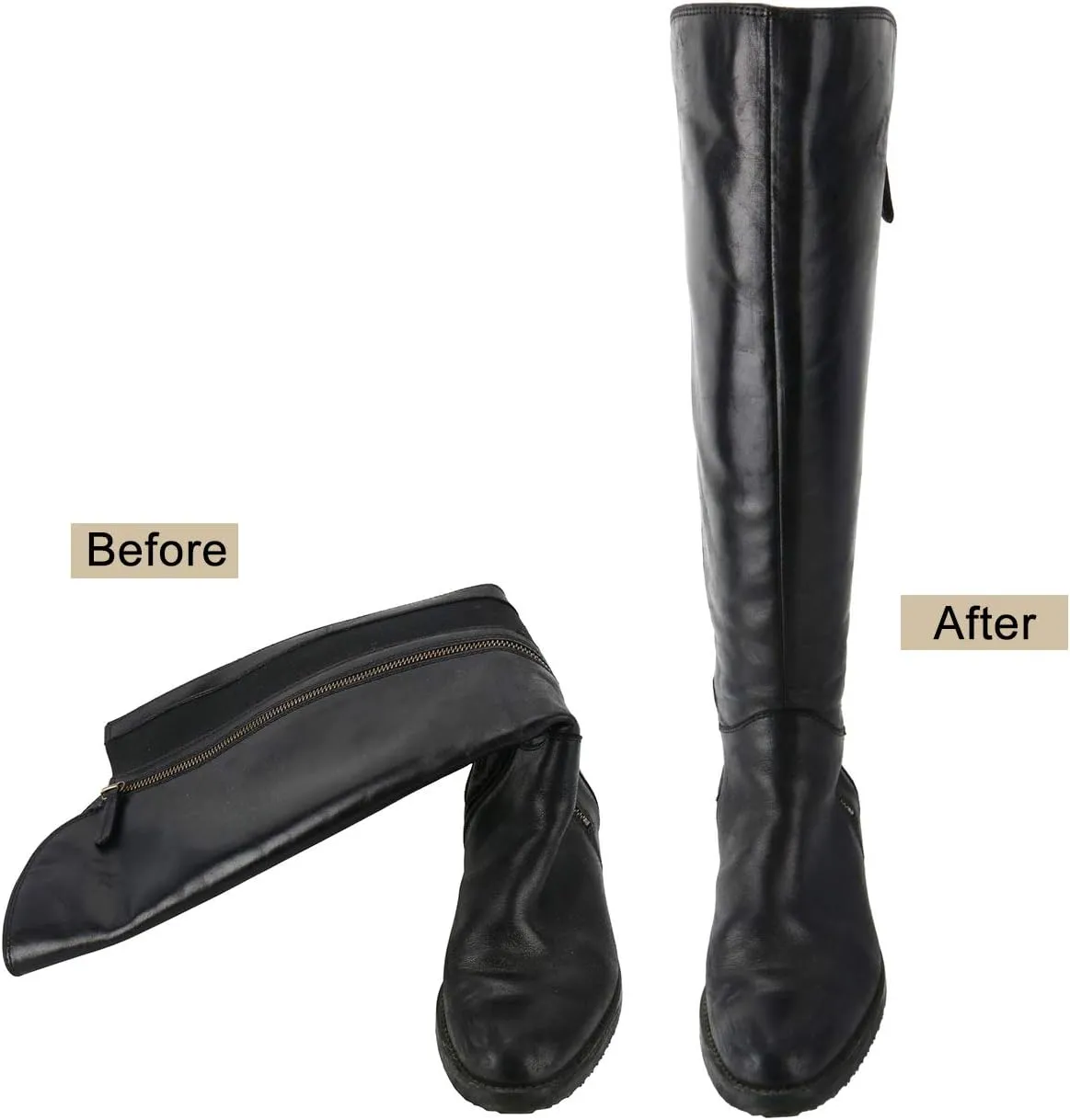 10 Pairs (20 Sheets) Boot Shaper Form Inserts Boots Tall Support for Women and Men Black