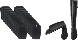 10 Pairs (20 Sheets) Boot Shaper Form Inserts Boots Tall Support for Women and Men Black