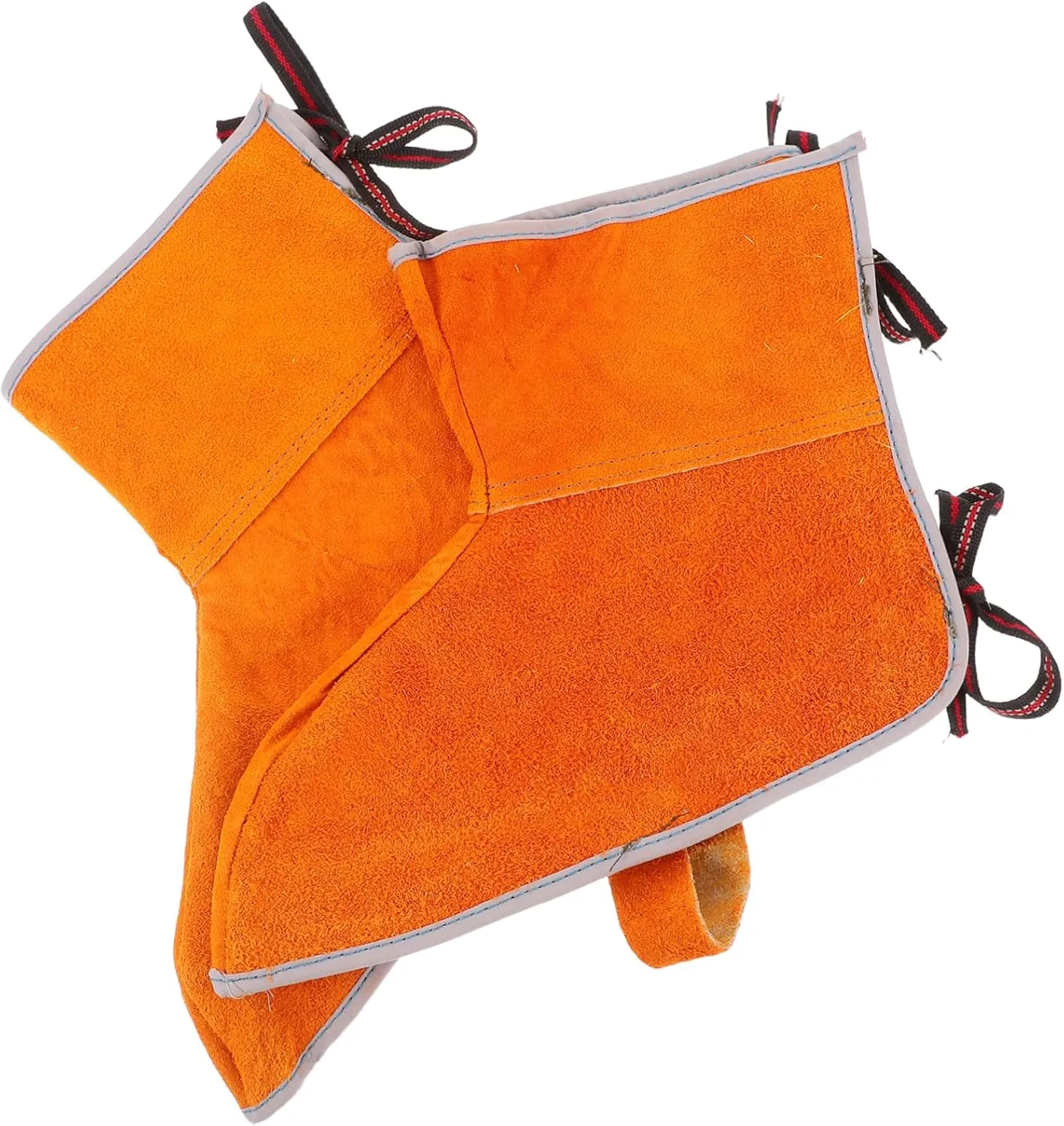 1Pair Heat Resistant Leather Welding Foot Covers for Welders Durable Protection Against Sparks and Heat Ergonomic Design for Comfort Long Lasting Abrasion Resistant Construction