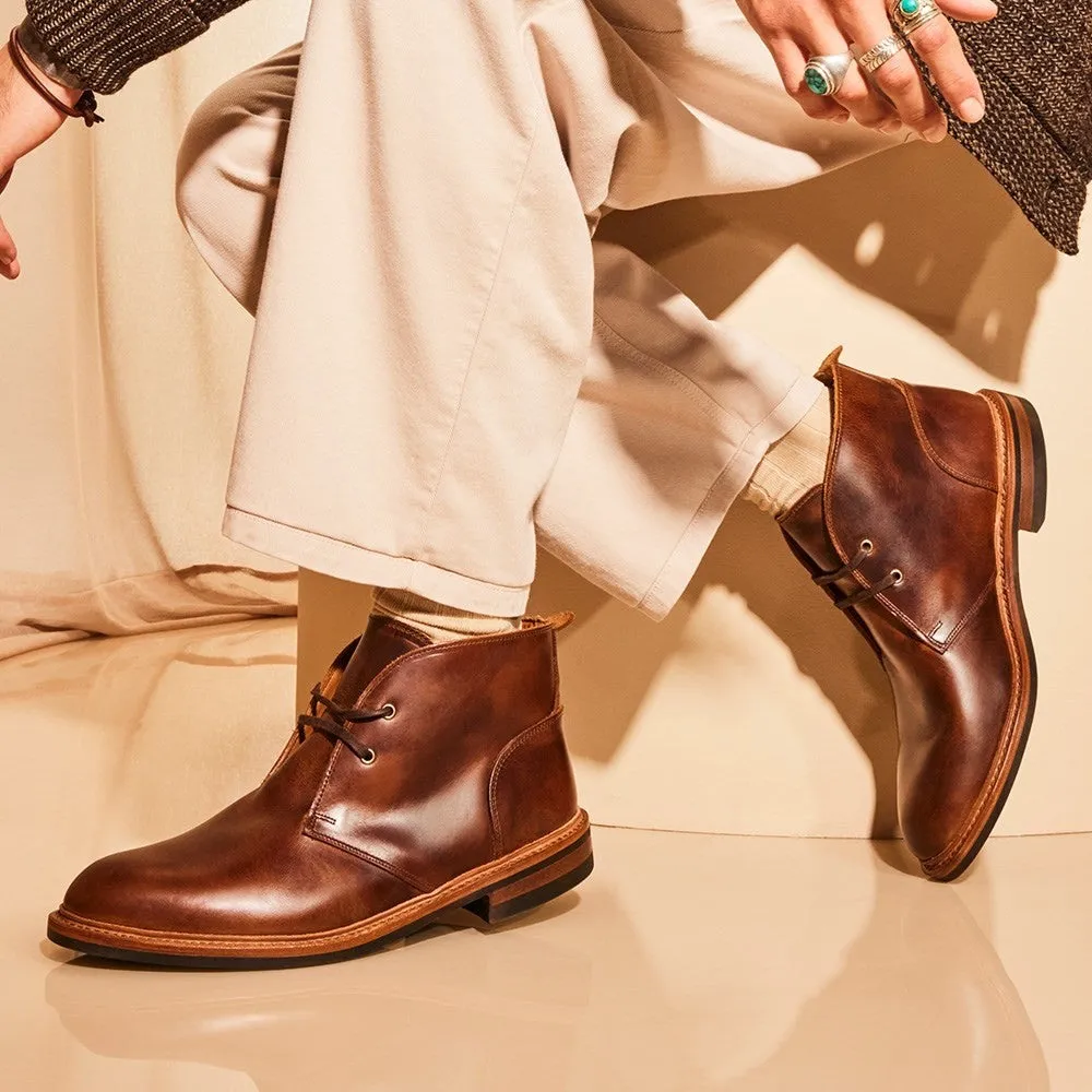 Allen Edmonds Chandler Chukka Boot in Pecan Leather