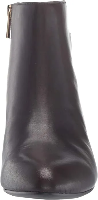 Anne Klein Women's Hilda Ankle Boot, Brown, 6 M US