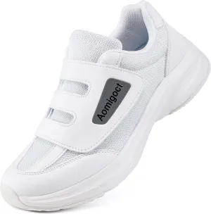 Aomigoct Women Walking Sneakers Shoes: Slip On Casual Running Tennis Shoes Women Comfortable Atheletic Fashion Sneaker
