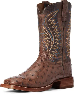 ARIAT Men's Gallup Full Quill Ostrich