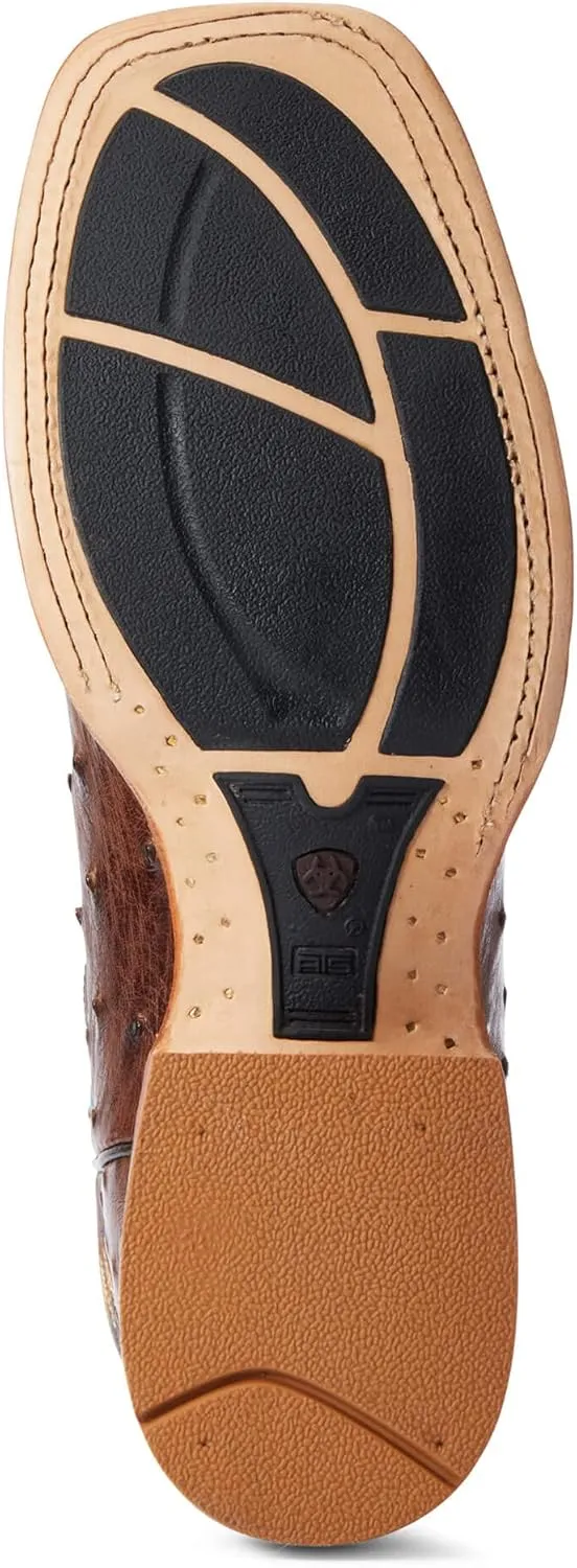 ARIAT Men's Gallup Full Quill Ostrich