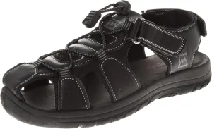 Avalanche Men's Closed Toe Strap Adjustable Summer Beach Waterproof Fisherman Sandal Watershoe