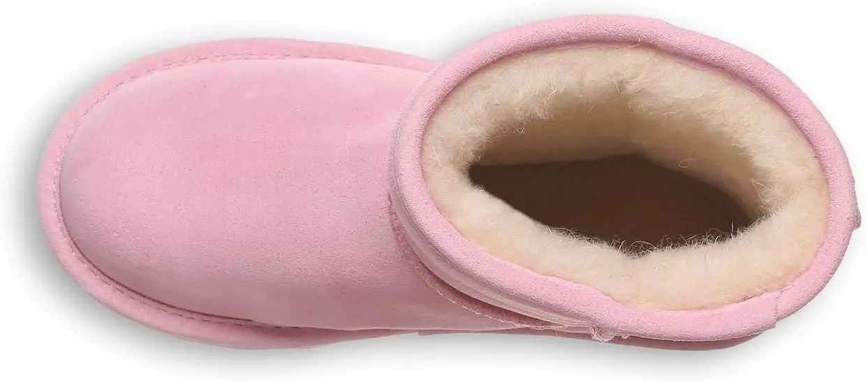 BEARPAW Elle Youth Multiple Colors | Youth's Boot Classic Suede | Youth's Slip On Boot | Comfortable Winter Boot