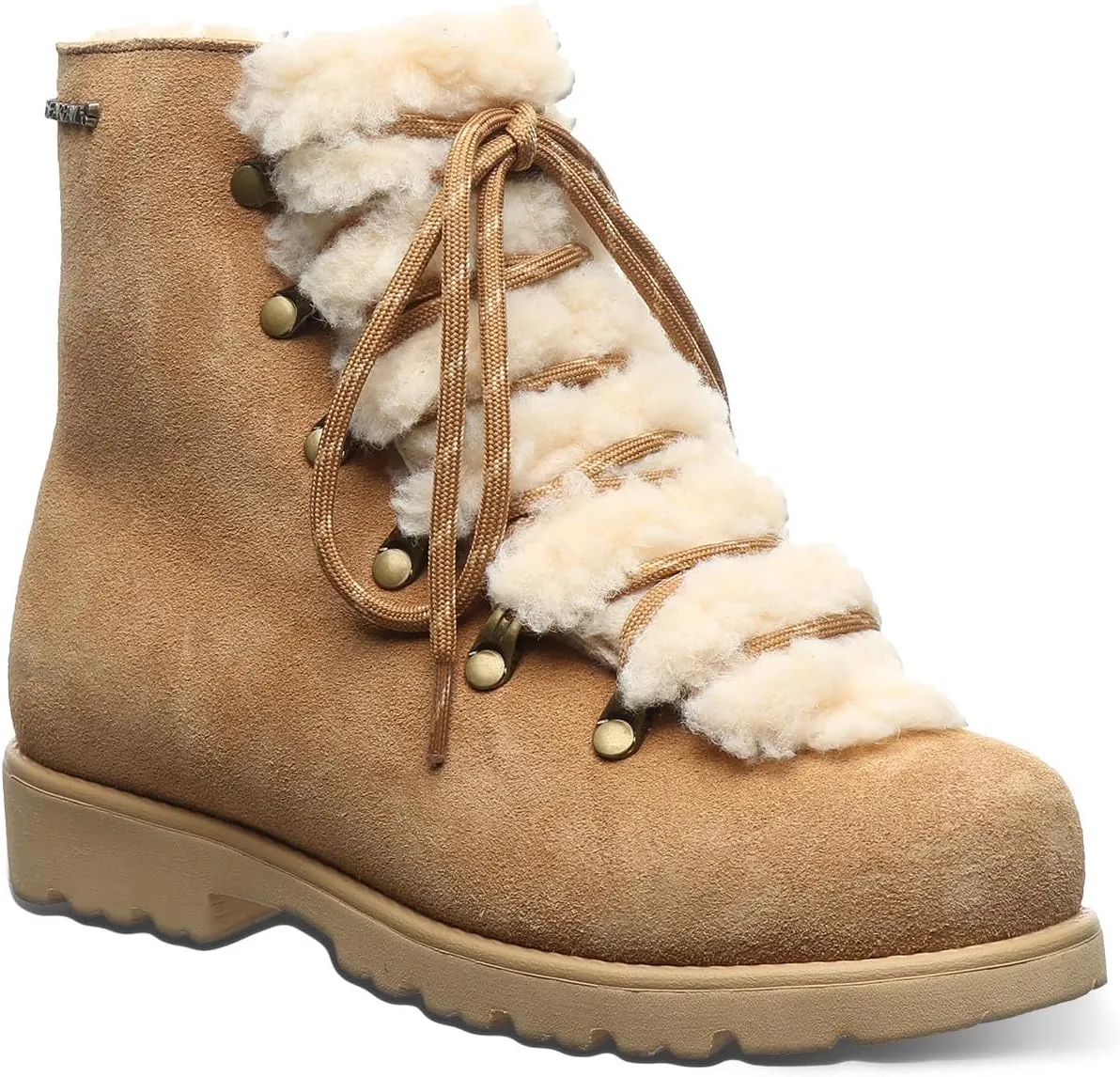 BEARPAW Women's Alisa Classic Suede Boot | Lightweight Lace-Up Boot