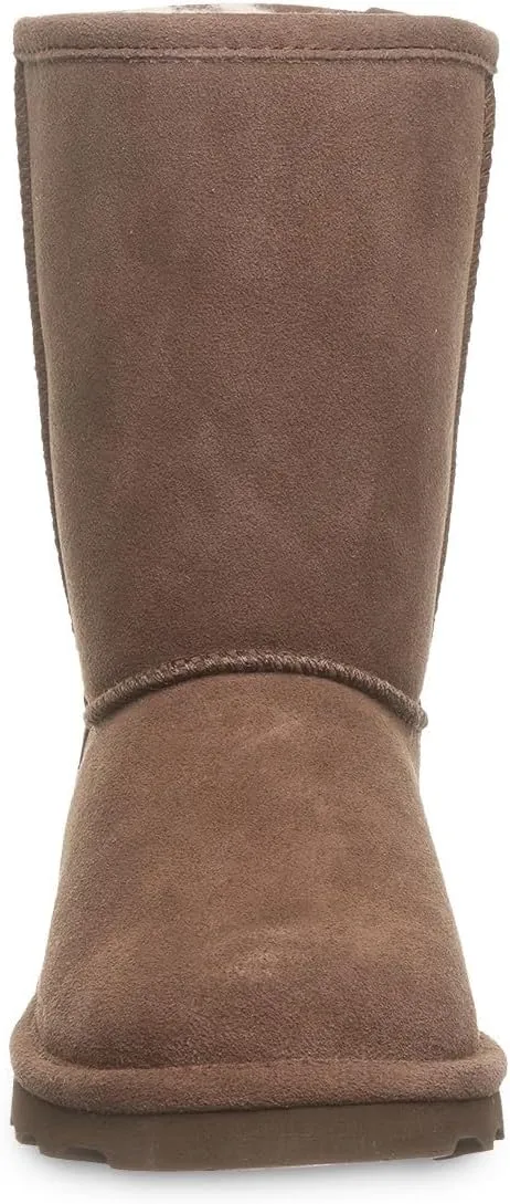 BEARPAW Women's Elle Short Multiple Colors | Women's Boot Classic Suede | Women's Slip On Boot | Comfortable Winter Boot