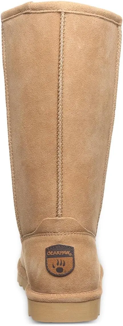 BEARPAW Women's Elle Tall Multiple Colors | Classic Suede Slip On Winter Boot