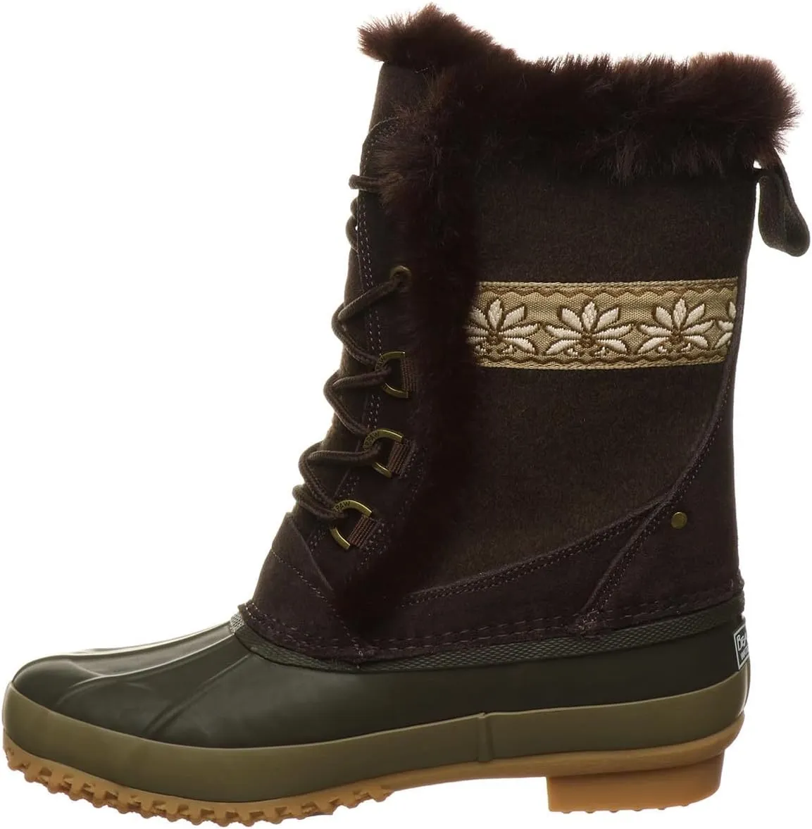 BEARPAW Women's Tess | Multiple Sizes & Colors | Women's Boot Classic Suede | Women's Lace Up Boot | Comfortable Winter Boot
