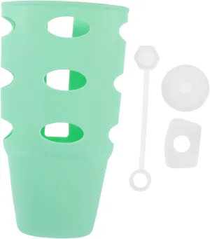 BESTonZON Cup Straw Cover Leak Proof Lid Boot Set Accessories Silicone Water Bottle Bottom Protector