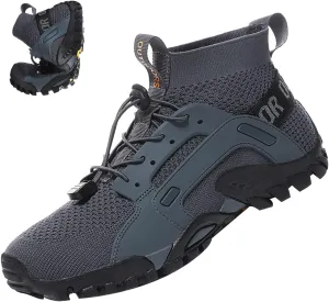 BlackeEight Men's Outdoor Hiking Wading Shoes,Comfy Breathe Quick Drying Mesh Orthotic Non-Slip Softsole Trail Sock Water Sneakers