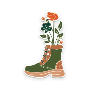 Boot Bouquet Sticker | Ruff House Print Shop (KS)