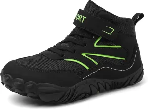 Boys Hiking Boots Outdoor High Top Boys Girls Outdoor Walking Climbing Sneaker Comfortable Adventure Trekking Shoes