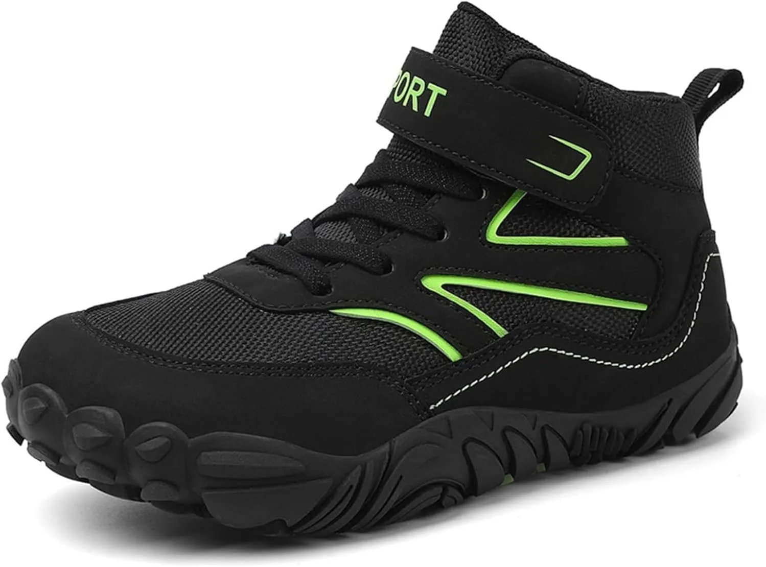 Boys Hiking Boots Outdoor High Top Boys Girls Outdoor Walking Climbing Sneaker Comfortable Adventure Trekking Shoes