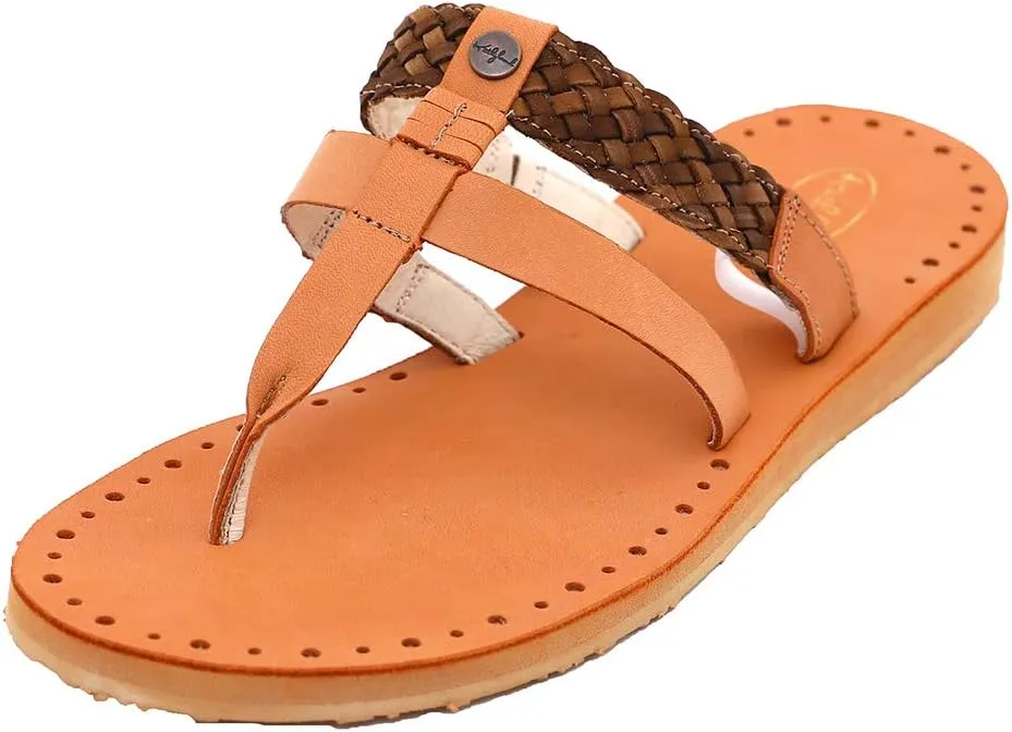 British Stylish Sexy Soft Sheepskin Sandals Thong Slippers Naked Beach Sandal Flip-Flop Slides