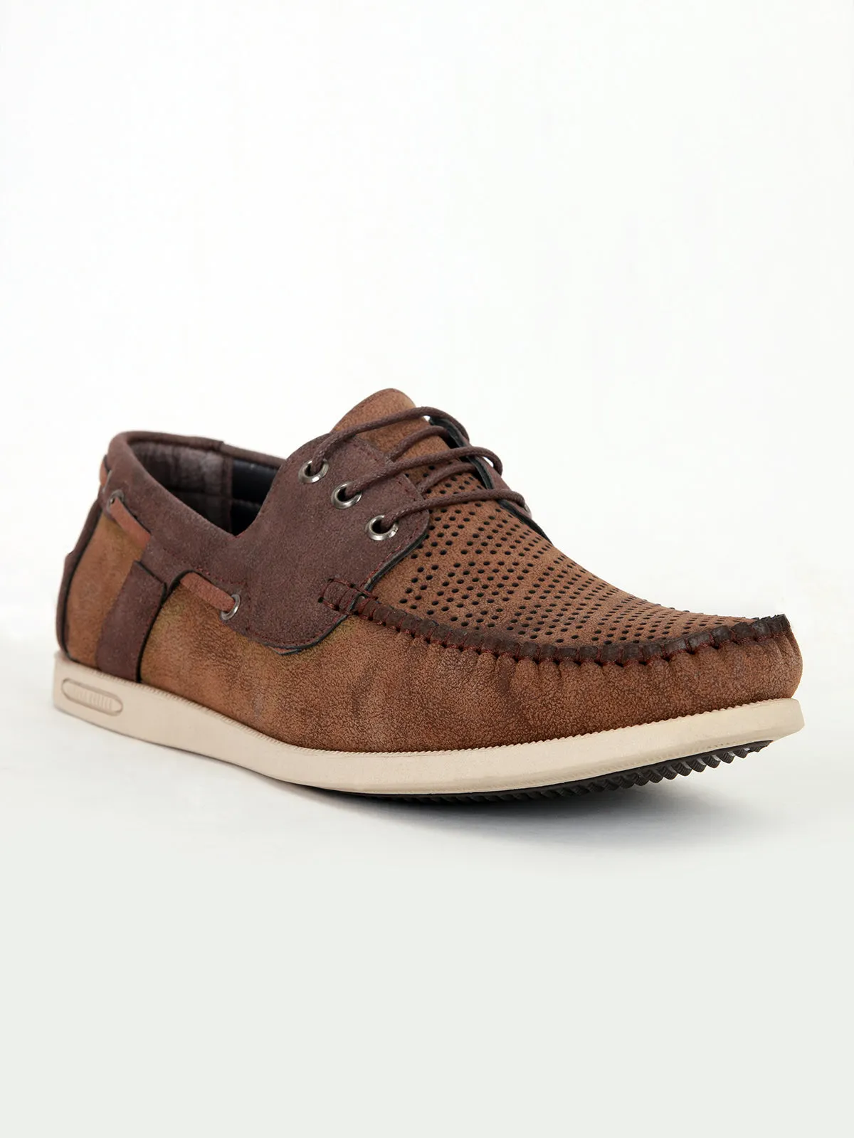 Brown Loafer - F-AMS-C16-33021