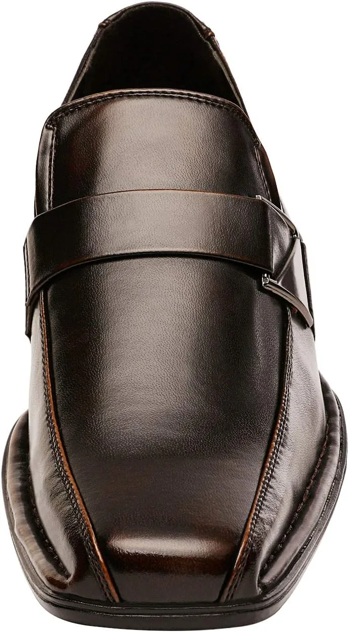 Bruno Marc Men's Giorgio Leather Lined Dress Loafers Shoes