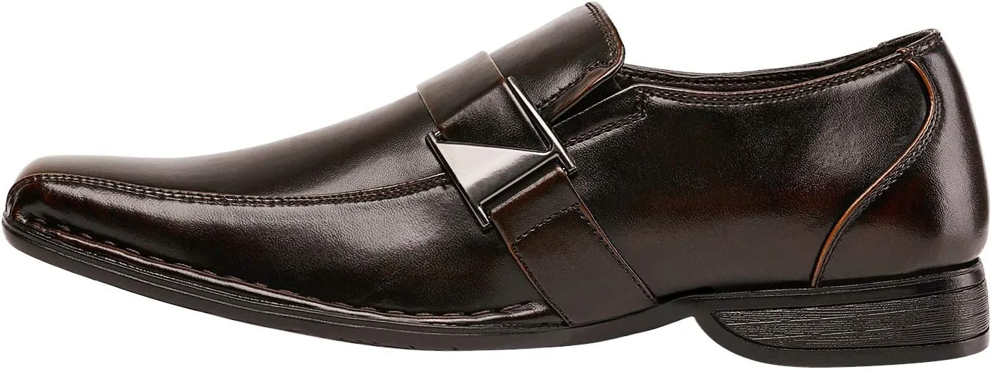 Bruno Marc Men's Giorgio Leather Lined Dress Loafers Shoes