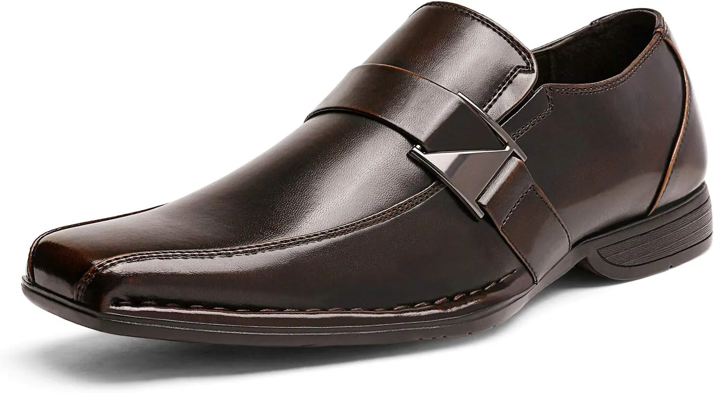 Bruno Marc Men's Giorgio Leather Lined Dress Loafers Shoes