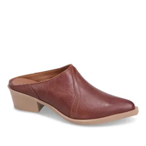 Bueno FREDRIK Heeled Mule in Tobacco