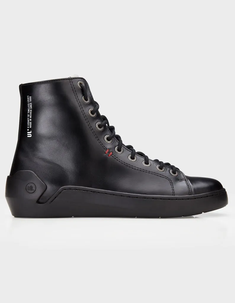 Calf Geniune Leather Men's Extra Protection Toe Biker Sneakers