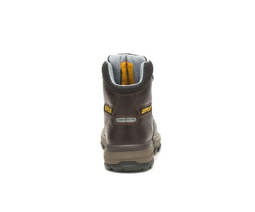 Caterpillar Men's Excavator Superlite Cool Carbon Composite Toe Work Boot Black | Dark Brown