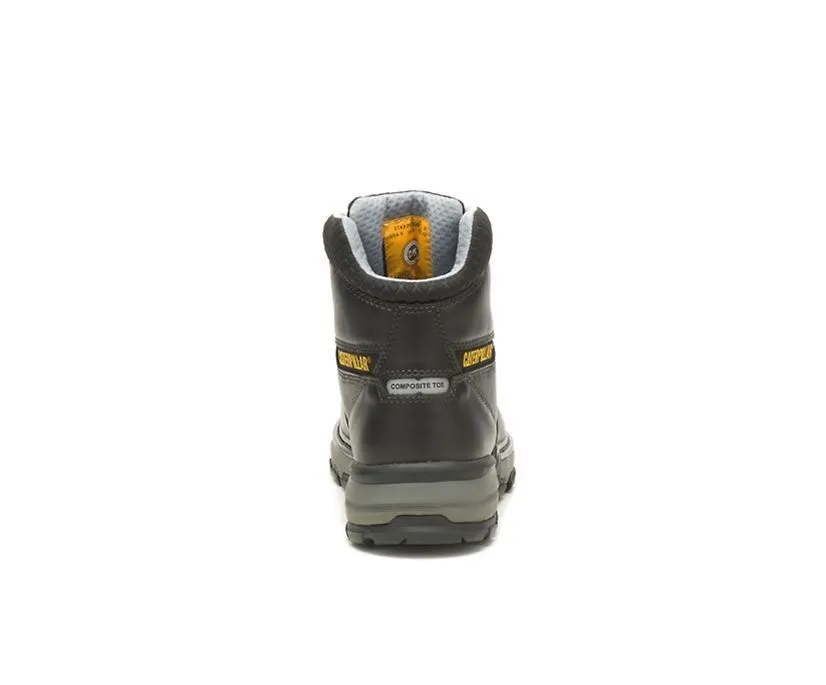 Caterpillar Men's Excavator Superlite Cool Carbon Composite Toe Work Boot Black | Dark Brown