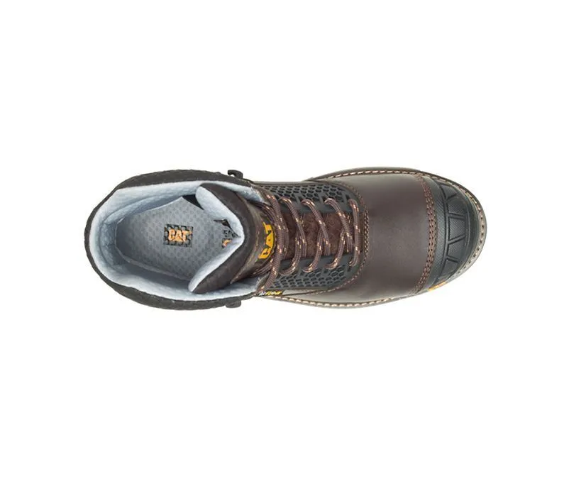 Caterpillar Men's Excavator Superlite Cool Carbon Composite Toe Work Boot Black | Dark Brown