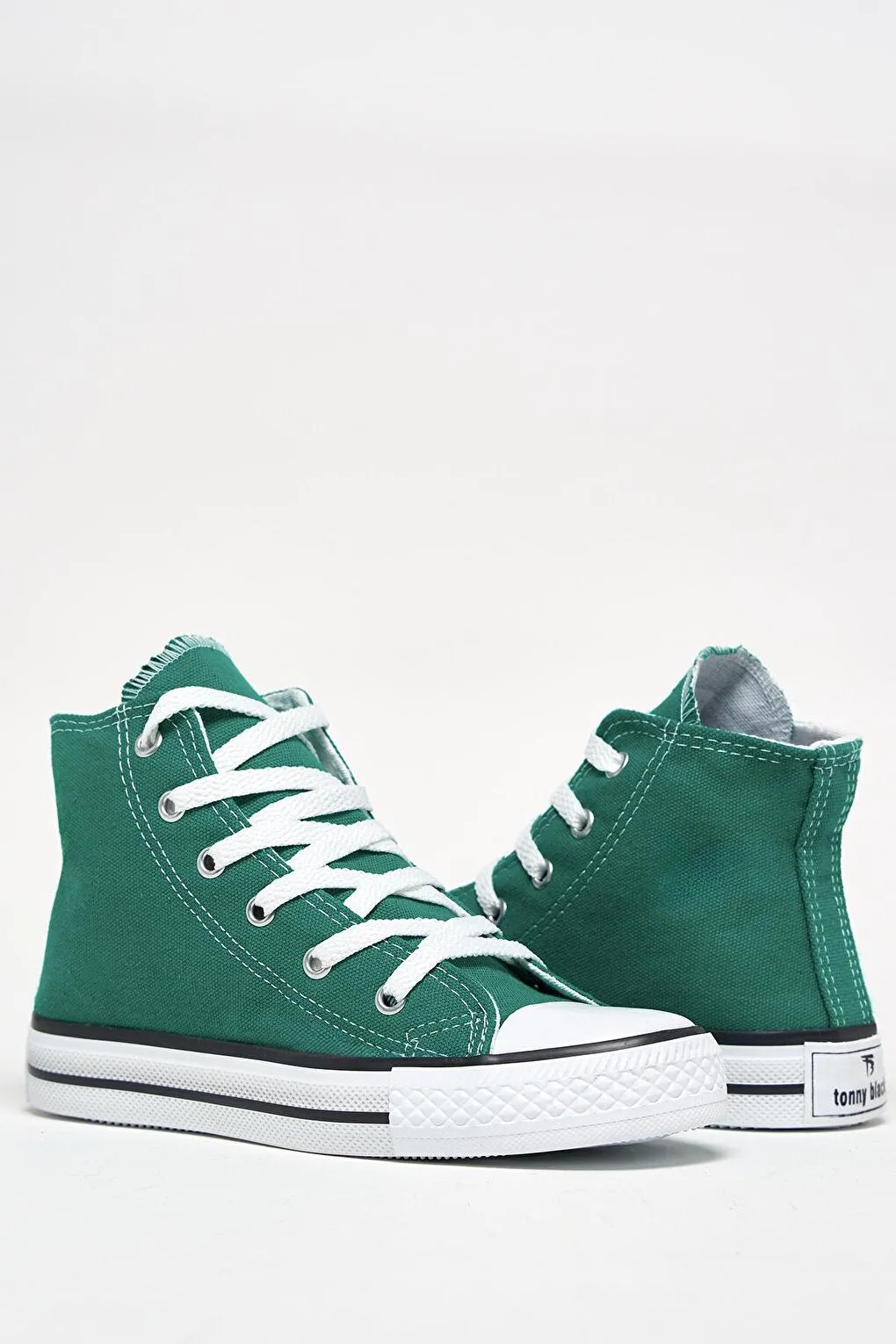 Children's Unisex Green Comfortable Long Sneaker