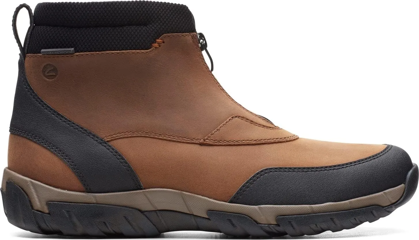 Clarks Men's Grove Zip Waterproof Ankle Boot