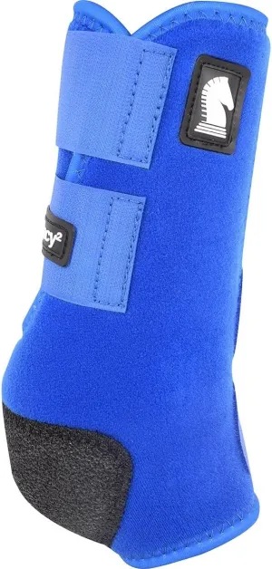Classic Equine Legacy2 Support Boots, Front (Blue, Medium)