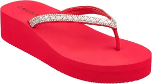 CLOVERLAY Women's Flip Flops Flat Sandals Comfortable Soft Cushion Summer Beach Thong Sandals