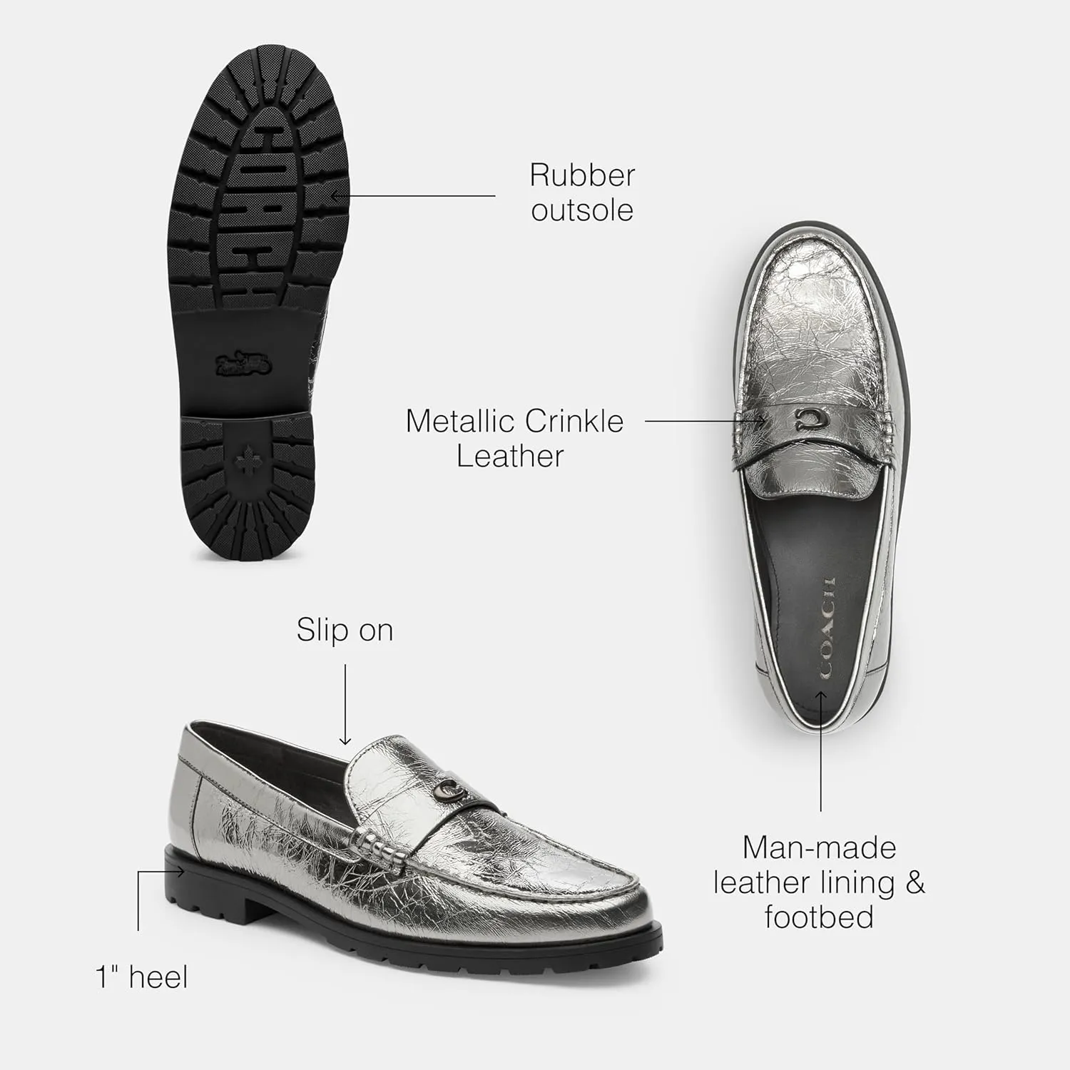 Coach womens Jocelyn Loafer