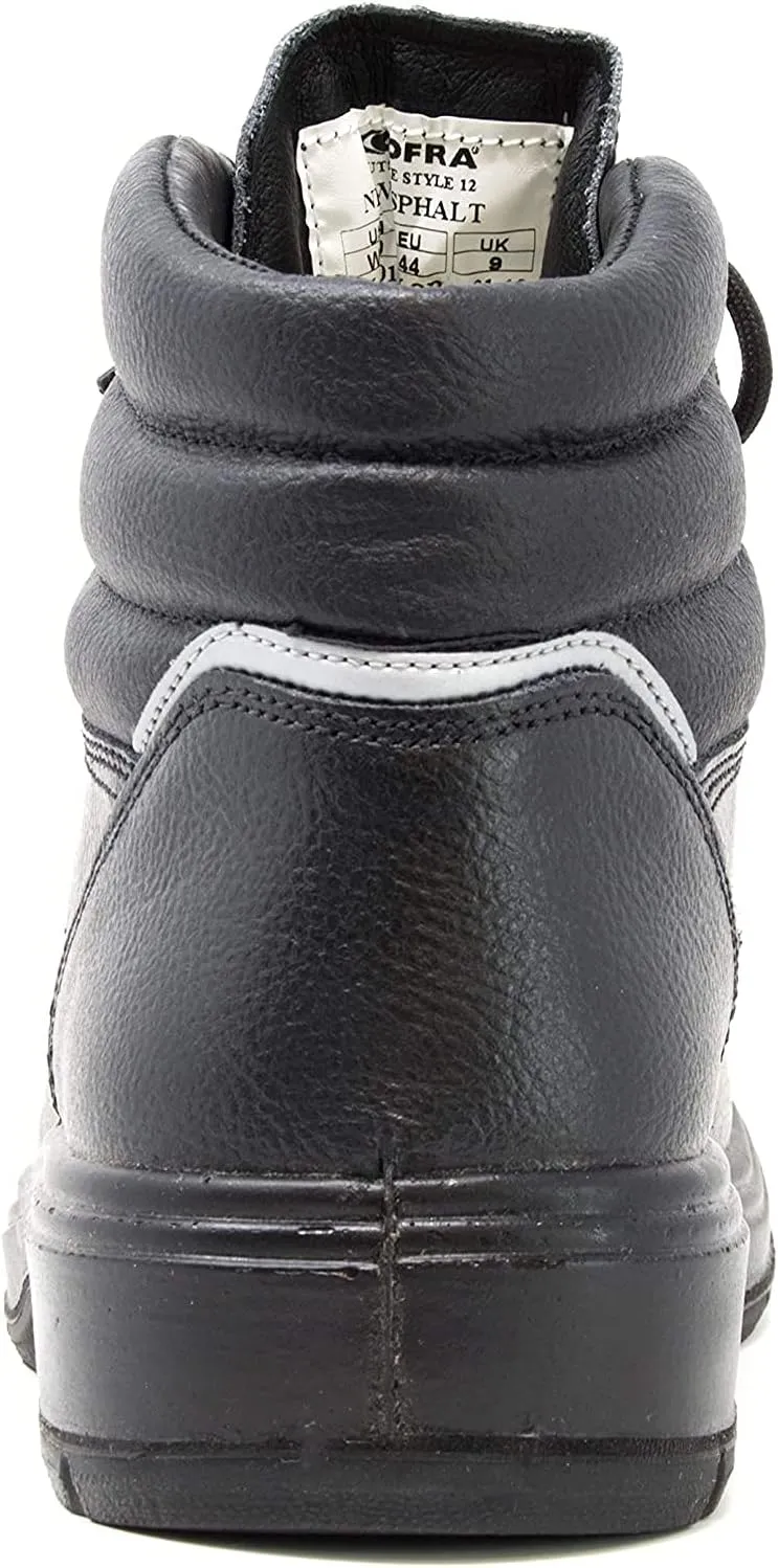 COFRA Leather Work Boot - NEW ASPHALT Treadless Asphalt Boots
