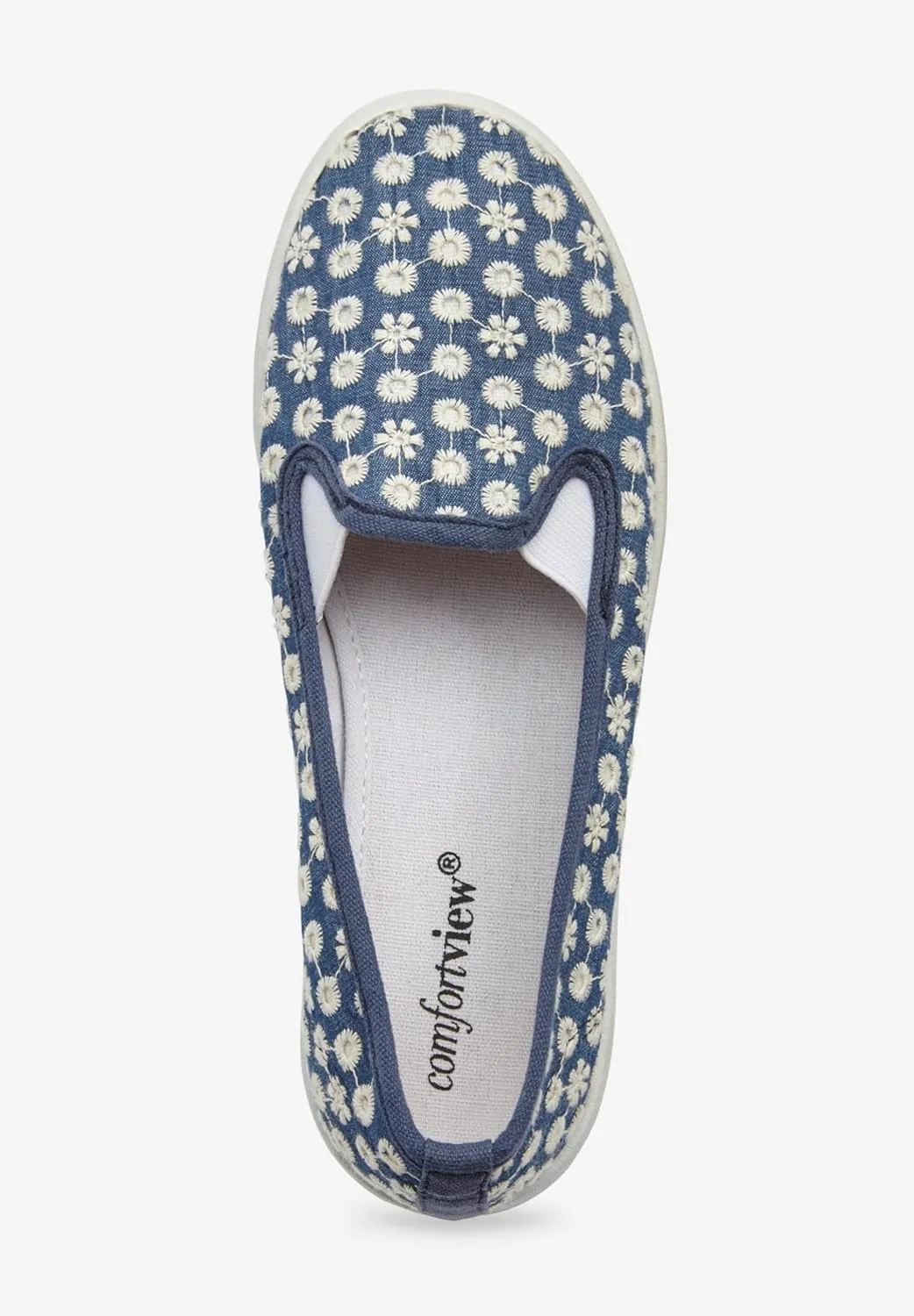 Comfortview Women's Wide Width The Dottie Sneaker