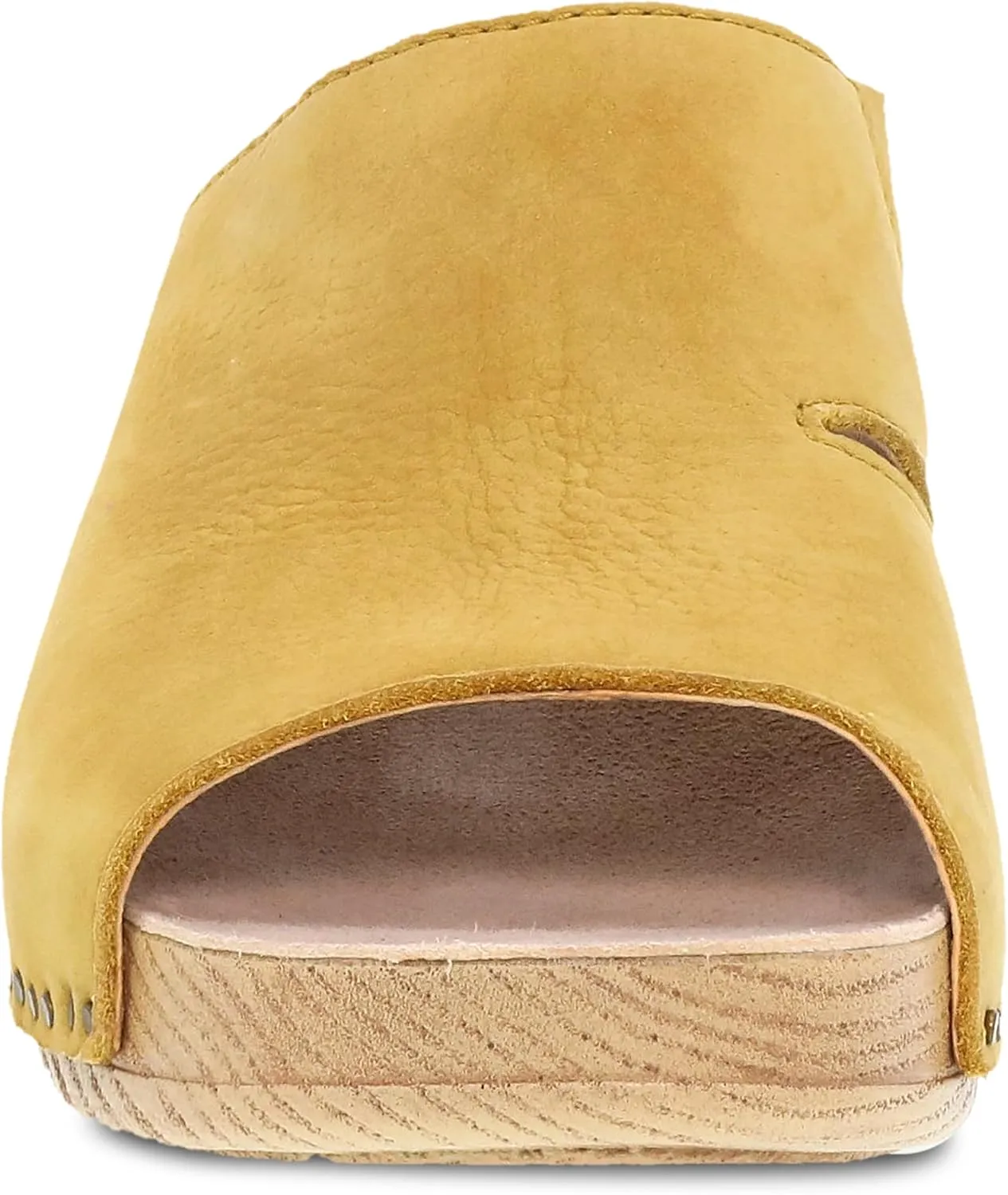 Dansko Tandi Peep Toe Sandal for Women - Soft Leather Treated with Scotchgard for Stain Resistance - Cushioned, Contoured Footbed for All-Day Comfort