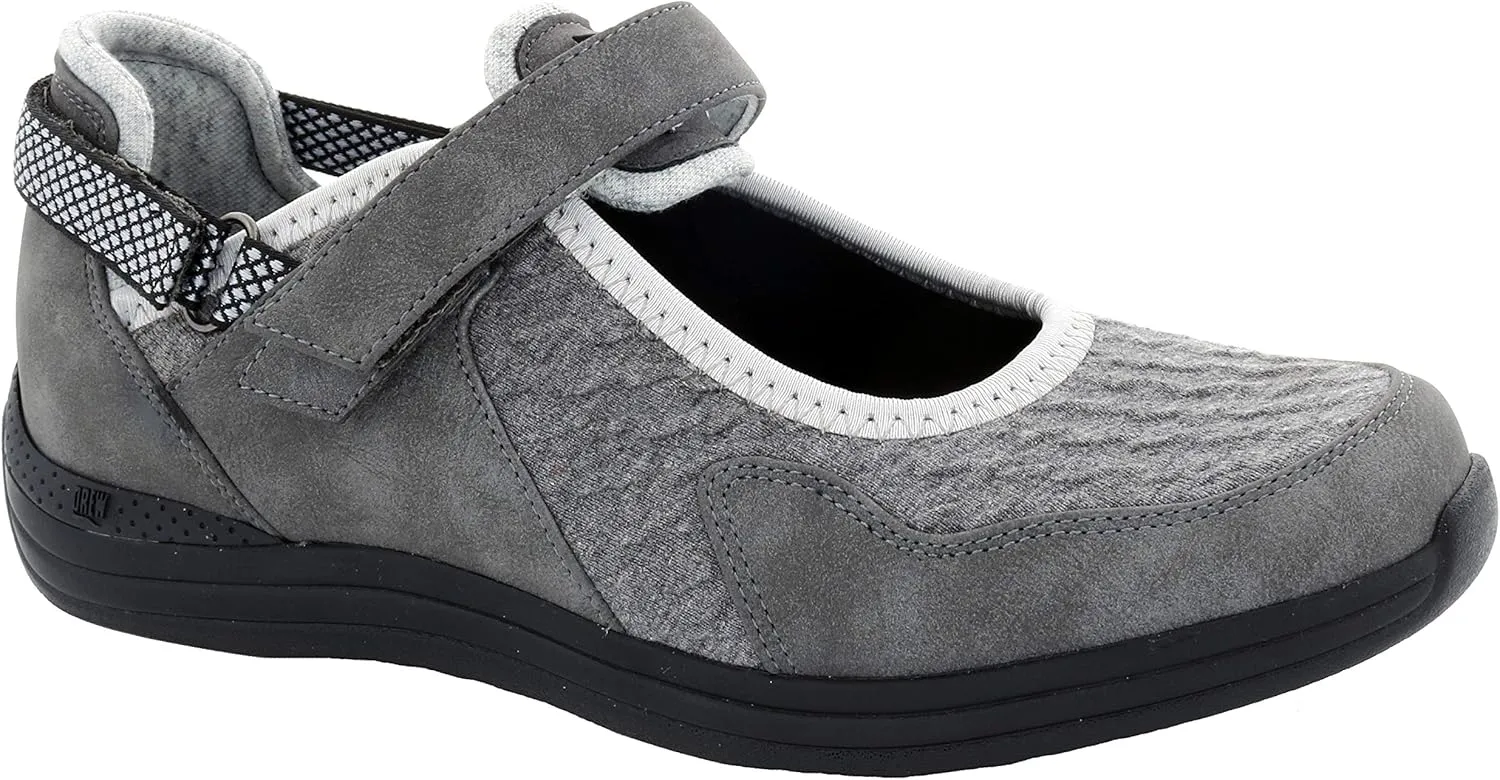 Drew Women's Buttercup Mary Jane Sneaker with Adjustable Strap Strech Upper Comfortable Walking Shoe
