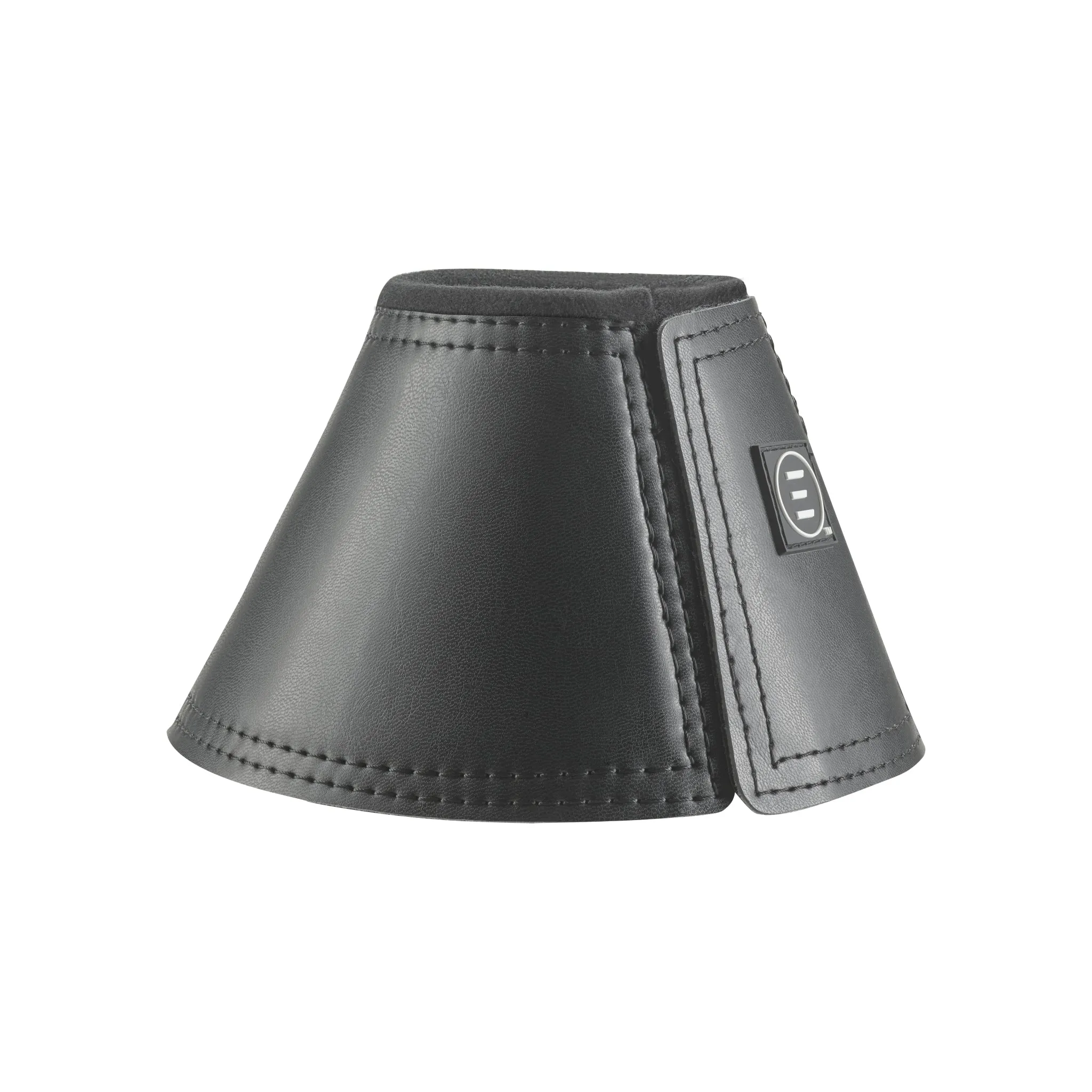 EquiFit Velcro Bell Boot w/ Fleece Rolled Top | 11269 | Black |