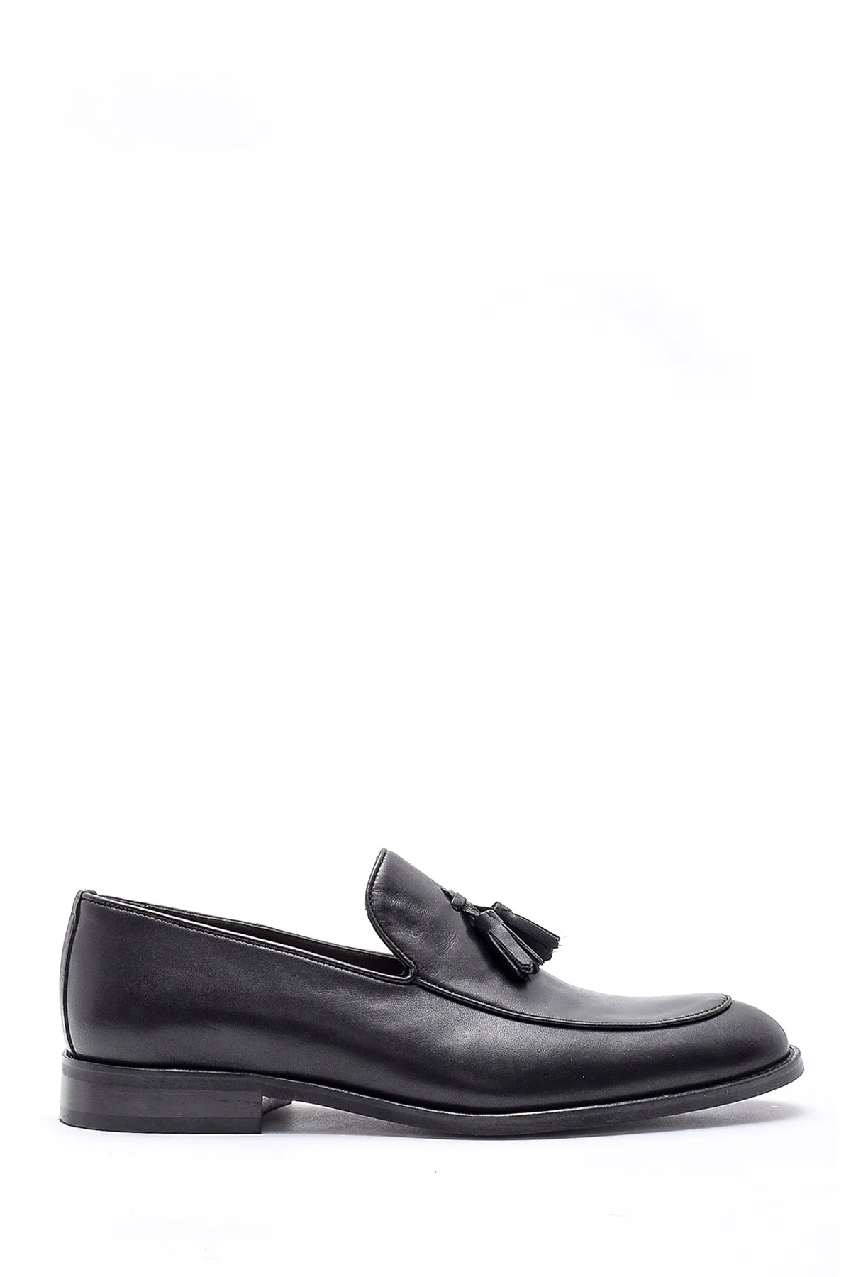 Erkek Püskül Detaylı Deri Loafer