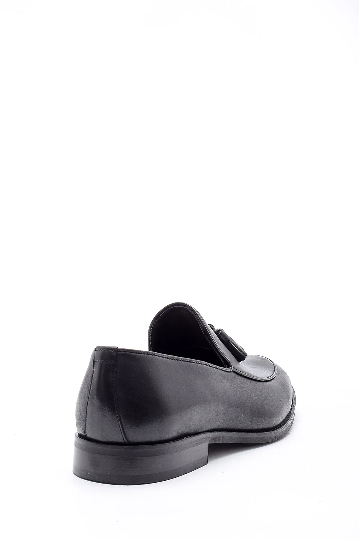 Erkek Püskül Detaylı Deri Loafer