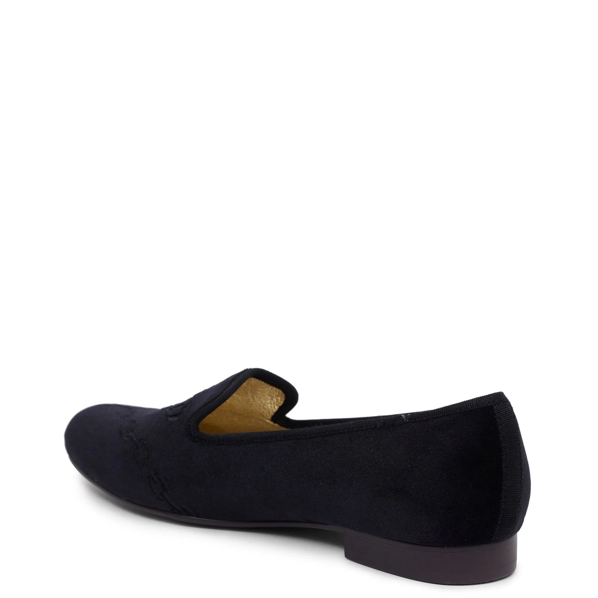 Filigree Loafer - Black Velvet