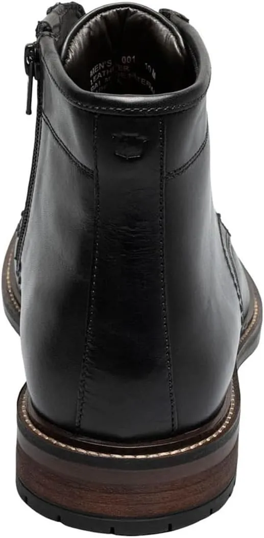 Florsheim Mens, Forge Plain Toe Lace Boot Black