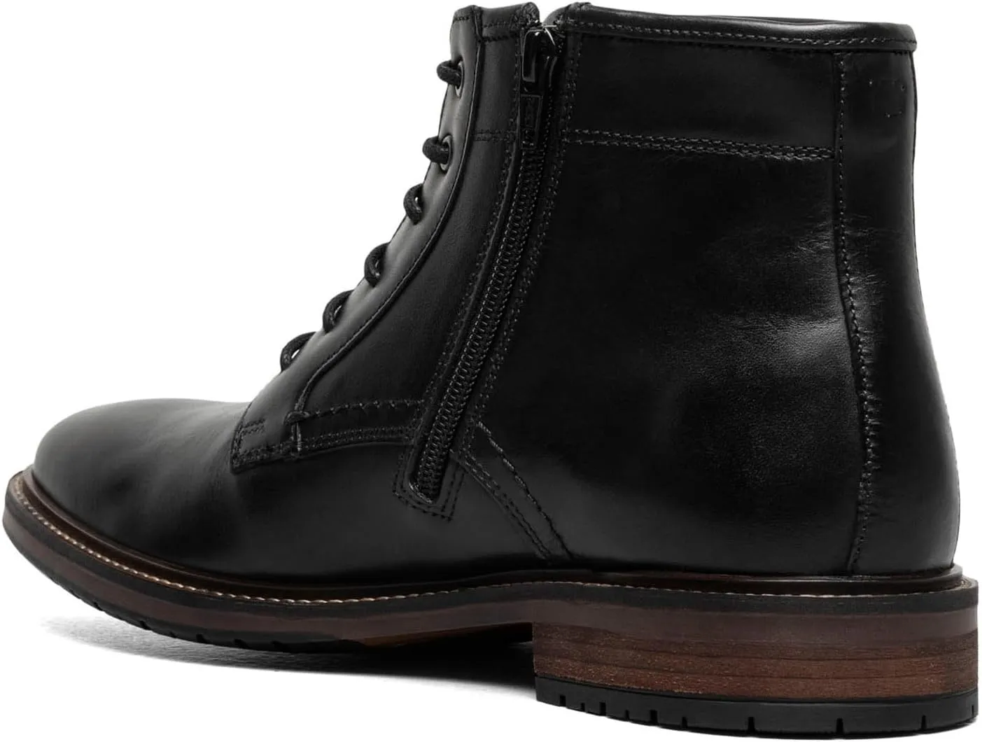 Florsheim Mens, Forge Plain Toe Lace Boot Black