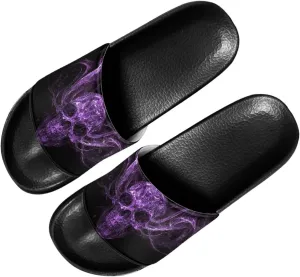 Forchrinse Black Cat Music Note Womens Causal Slide Sandals,Soft Non Slip Open Toe Slippers Flip Flop EVA Flat Sandals
