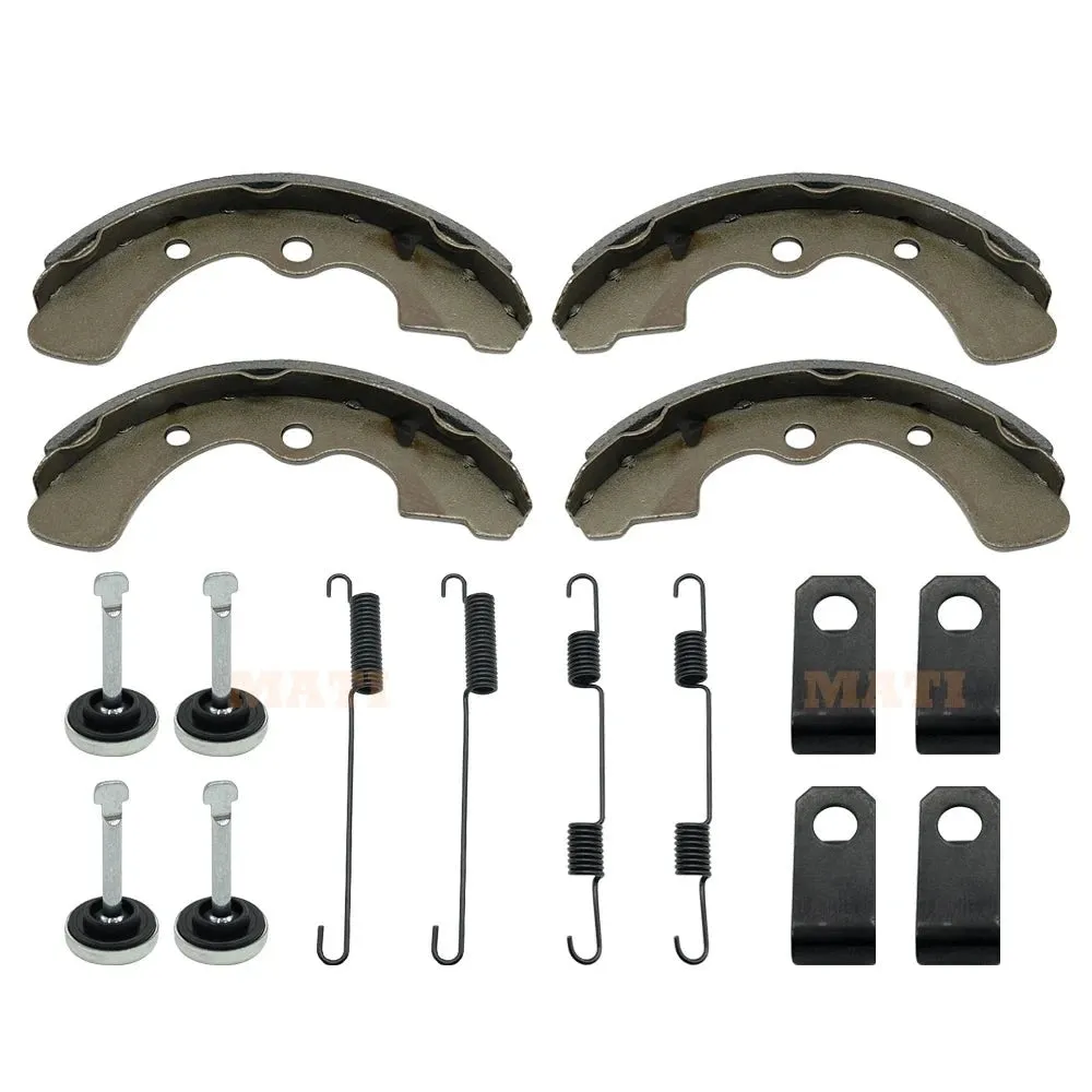 Front Brake Shoes, Springs, and Pins for Kawasaki Mule 3000 3010 3020 4000 4010 KAF620 KAF950 Diesel 2001-2021 41048-1134