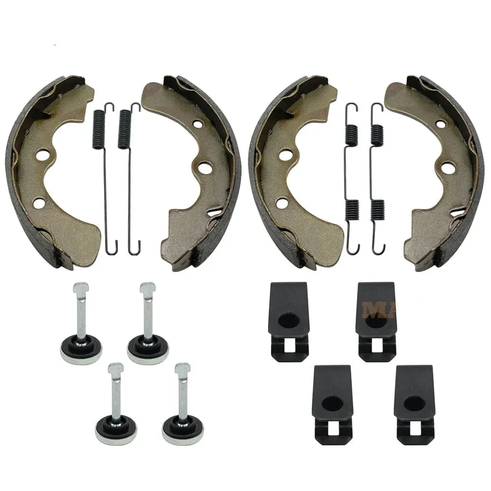 Front Brake Shoes, Springs, and Pins for Kawasaki Mule 3000 3010 3020 4000 4010 KAF620 KAF950 Diesel 2001-2021 41048-1134