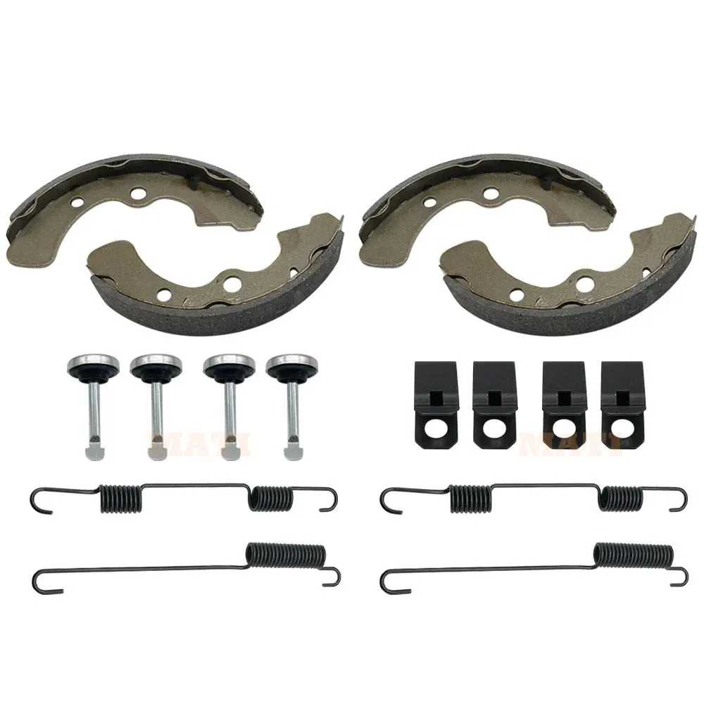 Front Brake Shoes, Springs, and Pins for Kawasaki Mule 3000 3010 3020 4000 4010 KAF620 KAF950 Diesel 2001-2021 41048-1134