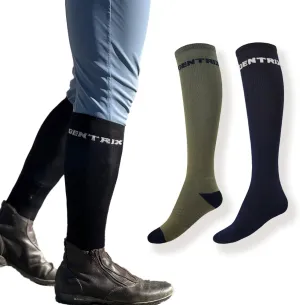 Gentrix Equestrian Riding Socks- Durable, Anti-Slip Comfort Riding Socks Anti-Friction Design Ideal Stylish Running Socks