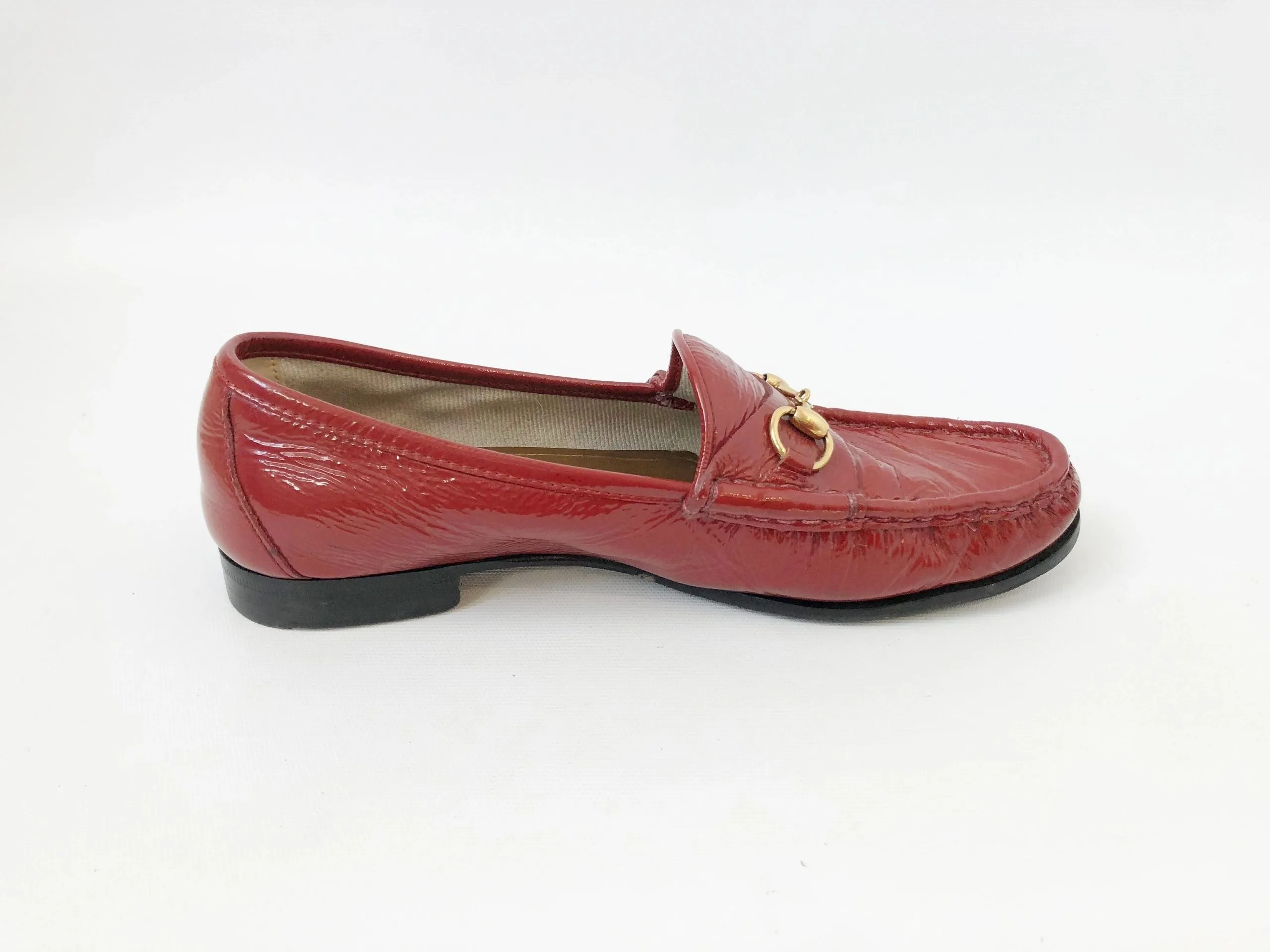 Gucci Horsebit Loafer Size 37.5 It (7.5 Us)